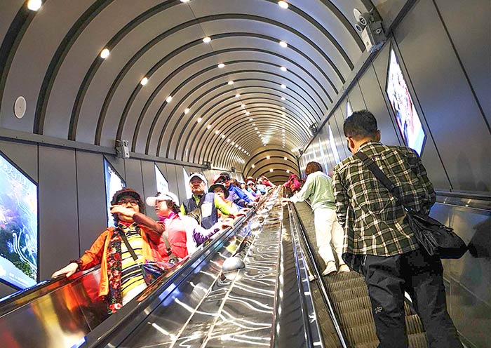 Escalator in Tianmen Mountain