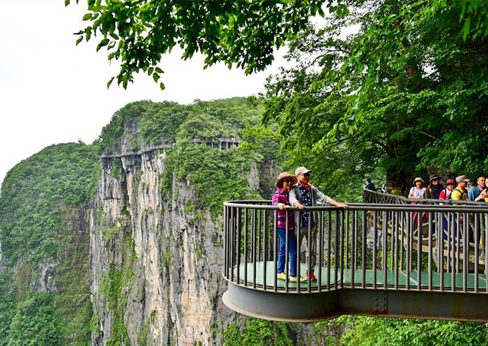 Guigu Cliff Path on Tianmen Mountain, Zhangjiajie