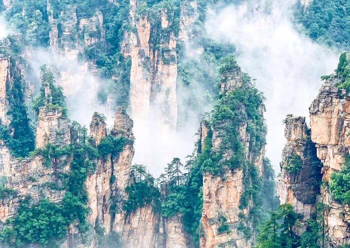 Misty Tianzi Mountain, Zhangjiajie