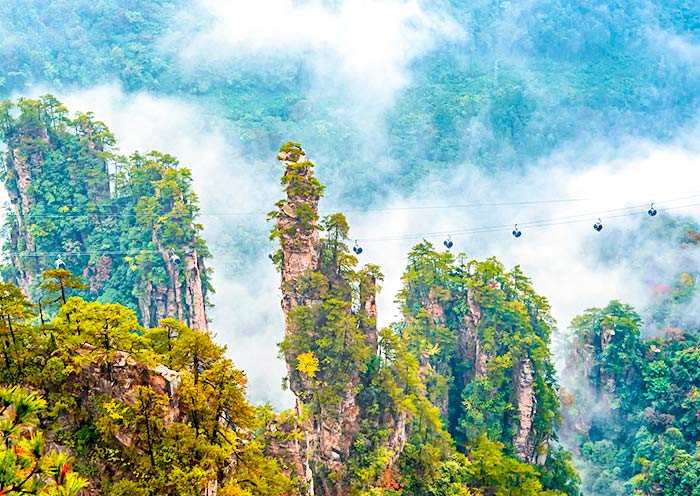 Tianzishan Cable Car, Zhangjiajie