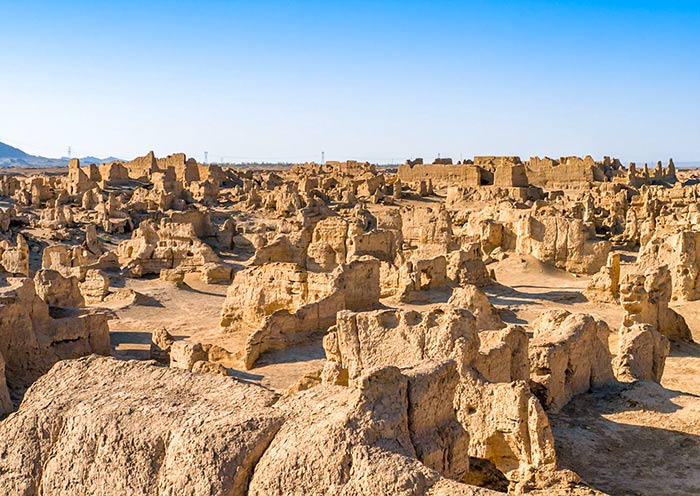 Jiaohe Ruins in Turpan, Xinjiang