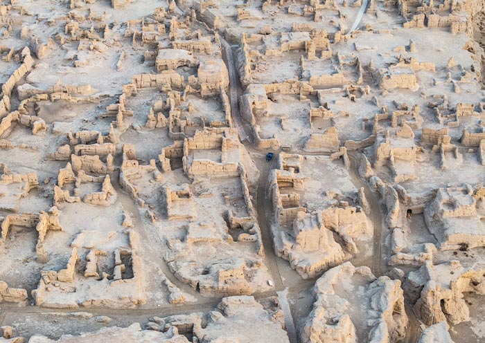 Residential Area in Jiaohe Ruins