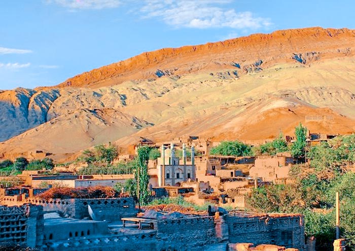 Uyghur Village in Tuyugou Valley