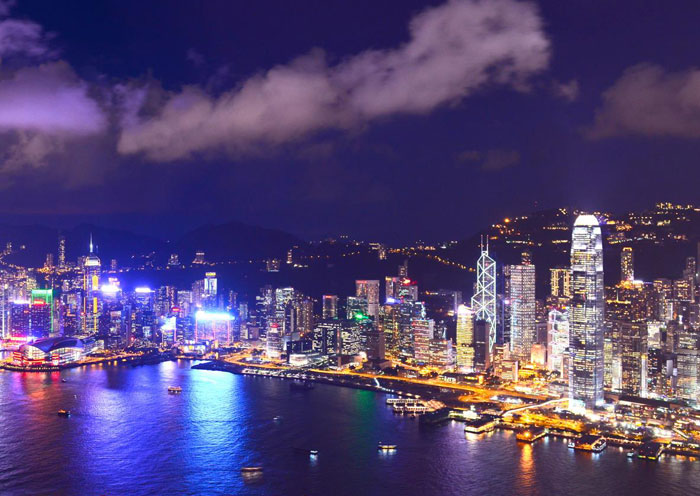 Catch panoramic view of Victoria Harbor