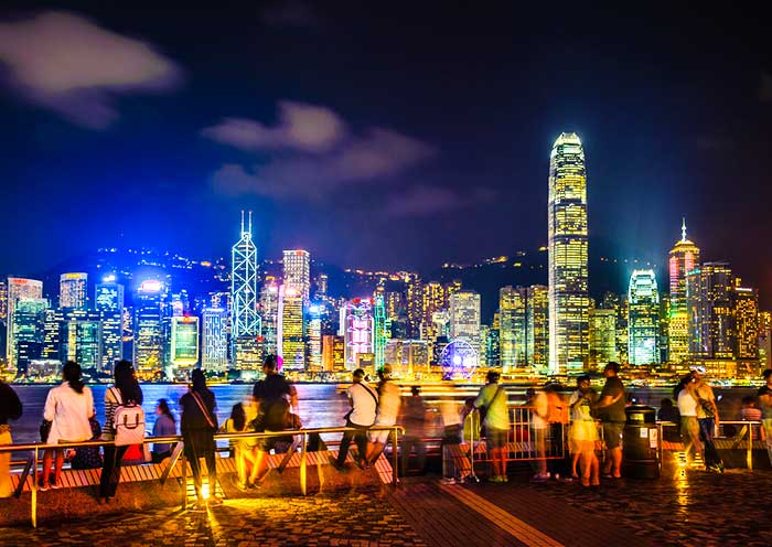 Enjoy iconic skyline of Hong Kong from Avenue of Stars
