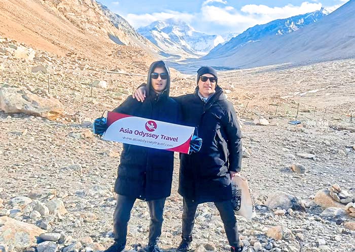 Our Guests at Everest Base Camp