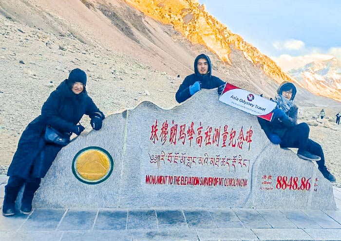 Our Guests at Everest Base Camp