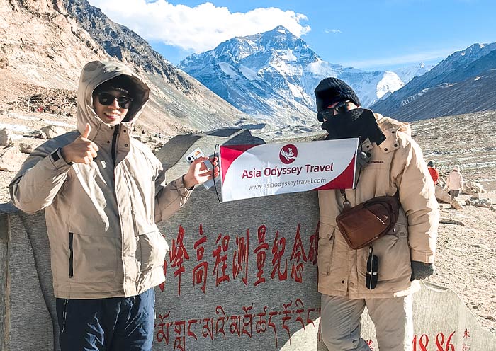 Our Guests at Everest Base Camp