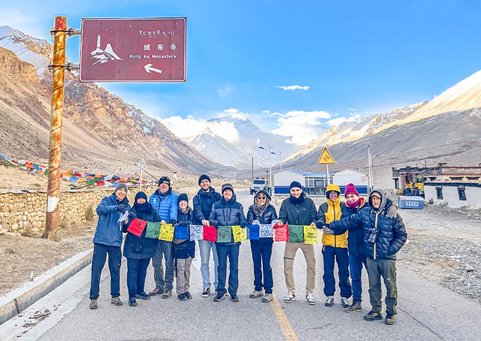 Our Guests at Everest Base Camp