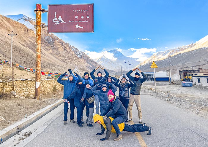 Our Guests at Everest Base Camp