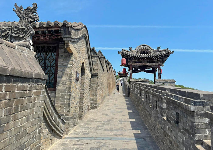 Wang Family Courtyard's brick, wood, and stone