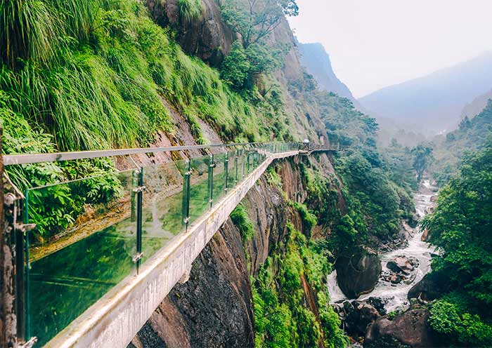 Wangxian Valley Glass Walkway