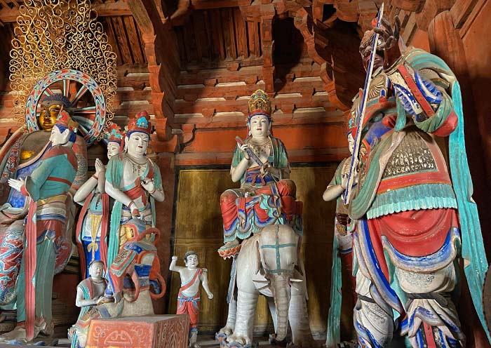 Polychrome sculptures of the Tang Dynasty, Foguang Temple