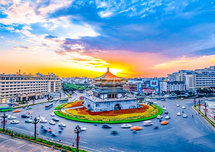 Xian Bell Tower and Drum Tower