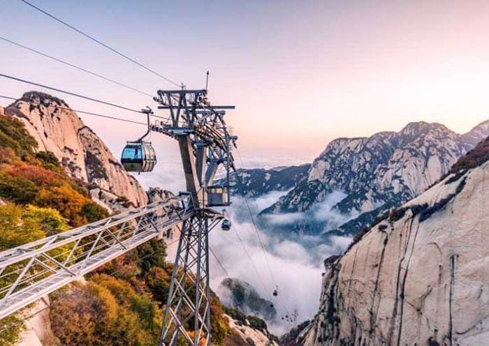 Xian Mount Hua Tour 1 Day Mount Huashan Tour from Xian