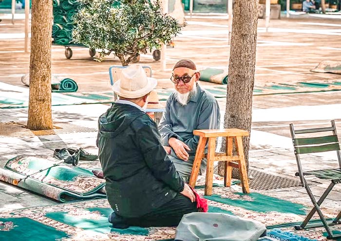 Enjoy pray scene at Dongguan Mosque