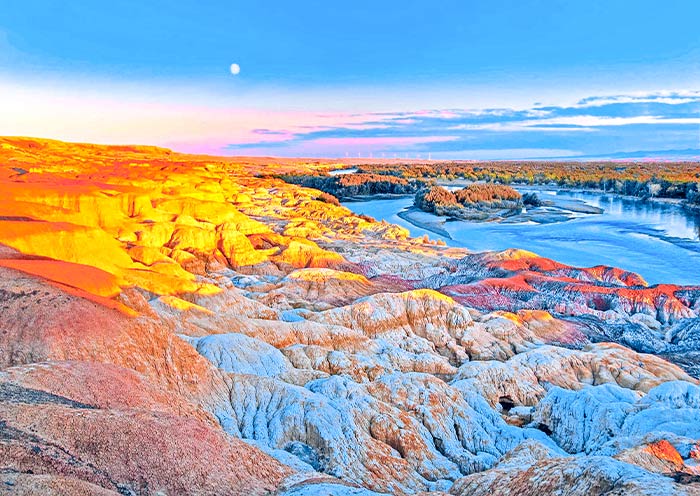 Picturesque Wucaitan in Burqin, Xinjiang