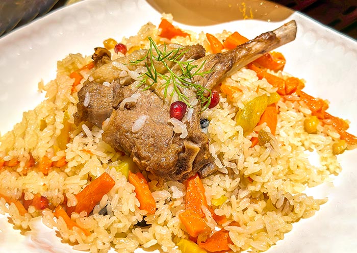 Polu Rice or Xinjiang Pilaf, Xinjiang Cuisine