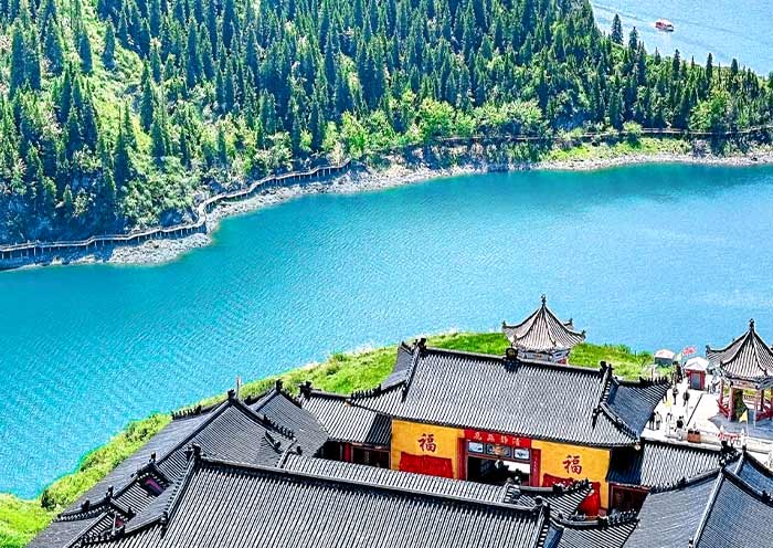Xiwangmu Ancestral Temple of Tianshan Tianchi Xiwangmu Ancestral Temple of Tianshan Tianchi