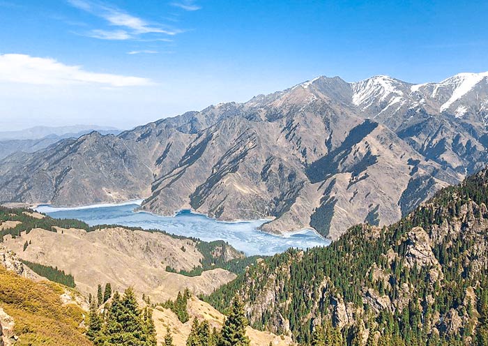 Maya Mountain of Heavenly Lake of Tianshan