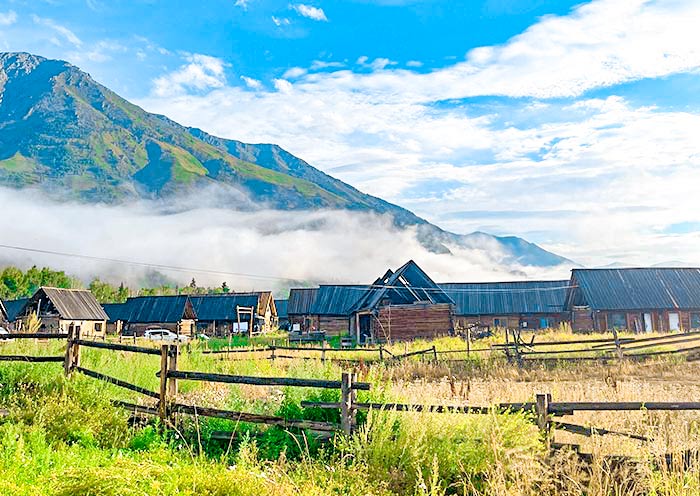 Traditional House in Hemu Village, Xinjiang