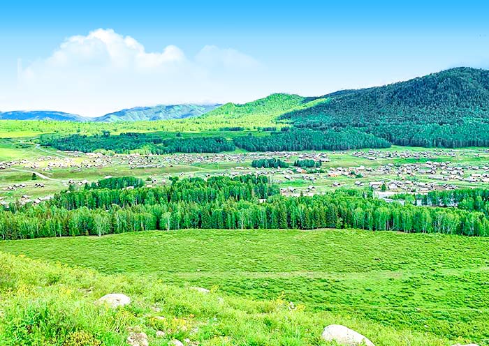 Summer in Hemu Village, Xinjiang