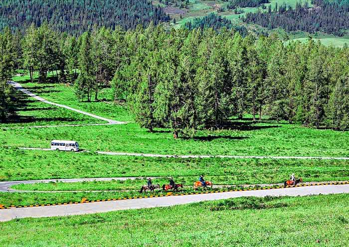 Hiking in Kanas Lake, Xinjiang