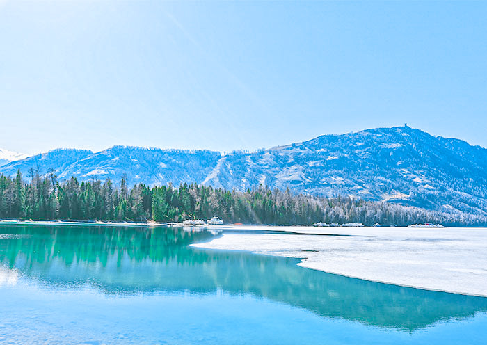 Winter Kanas Lake, Xinjiang