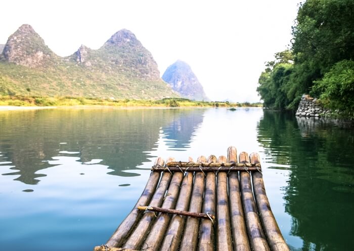 Yulong River Bamboo-Rafting