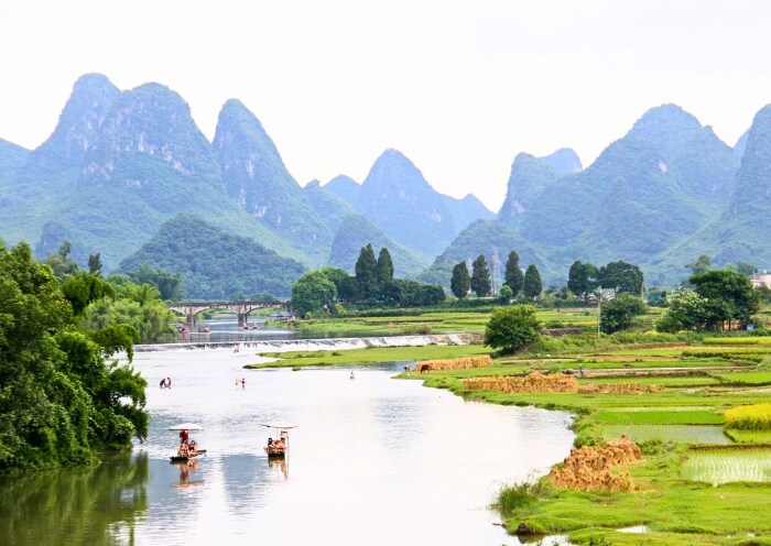 Idyllic Yangshuo Countryside