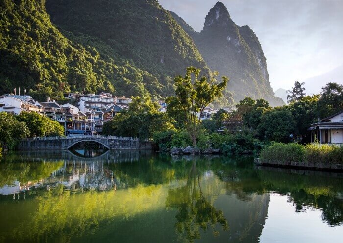 The scenic Yulong River