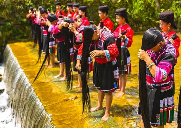 Long hair Yao Women