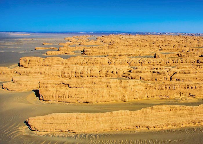 West Sea Fleet-ridge-like Yardang,Yardang Geopark