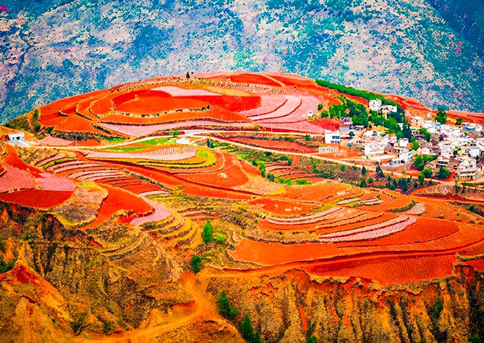 China Autumn Tour to Kanas in Dongchuan Red Land in Yunnan