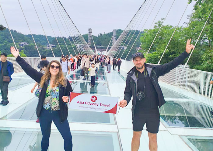 Glass Bridge, Zhangjiaije Grand Canyon