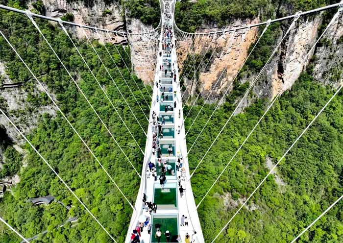 Zhangjiaije Grand Canyon Glass Bridge Zhangjiaije Grand Canyon Glass Bridge