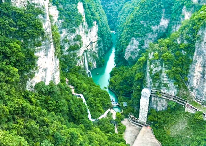 Overlooking Zhangjiajie Grand Canyon