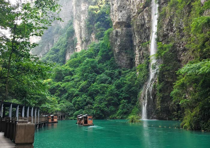 Waterfall in Zhangjiajie Grand Canyon