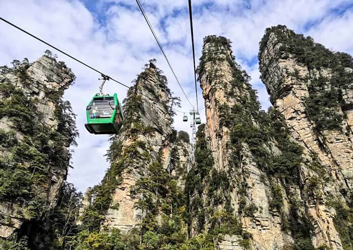 Huangshizhai Cable Car, Zhangjiajie
