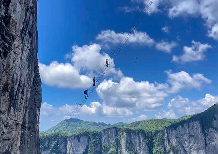 Qixing Mountain Ferrata, Thrilling