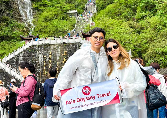 Rainy day in Tianmenshan, Zhangjiaije