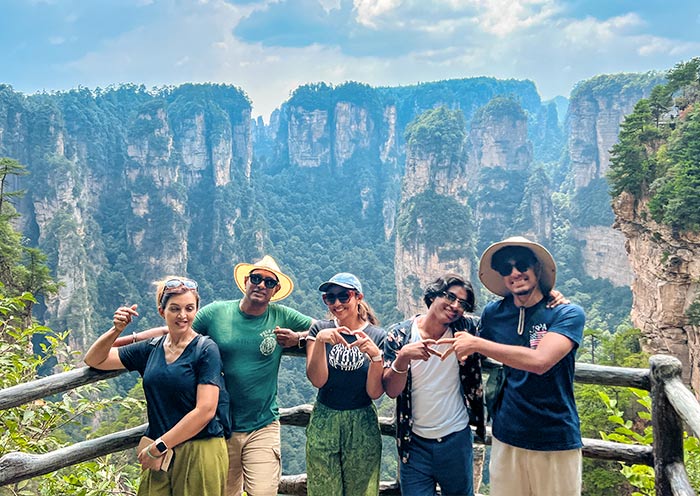 Visited Avatar Mountain in Zhangjiajie with AOT