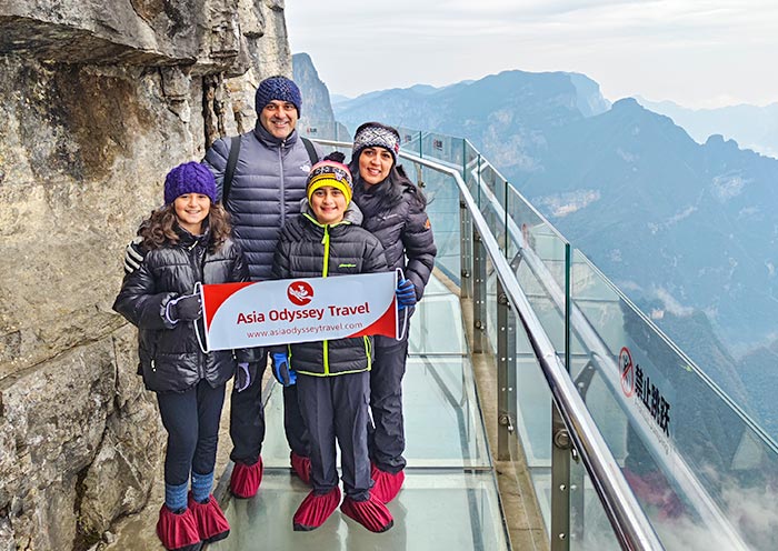 Glass way at Tianmen Mountain, Zhangjiaije Glass way at Tianmen Mountain, Zhangjiaije