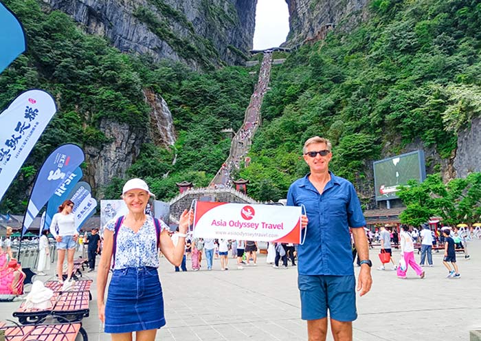 Visit Tianmen Cave at Tianmen Mountain with AOT