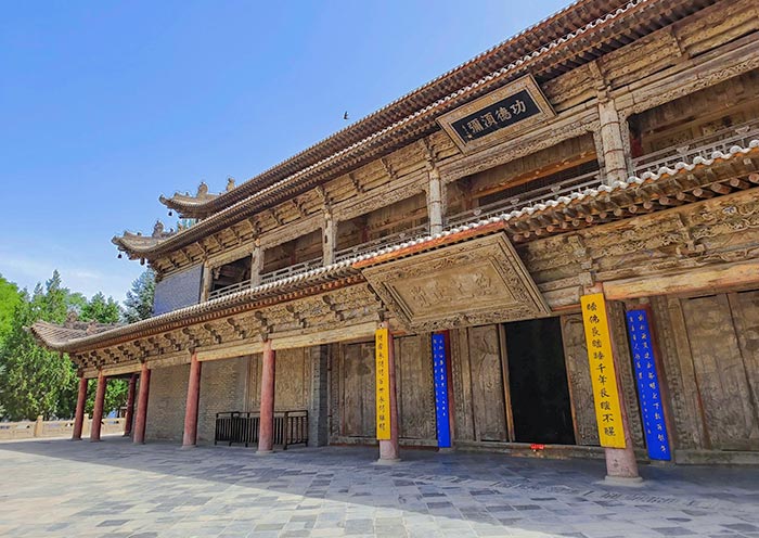 Big Buddha Temple, the iconic building of Zhangye Big Buddha Temple, the iconic building of Zhangye