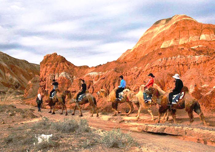 Zhangye Danxia Geological Park Camel Riding