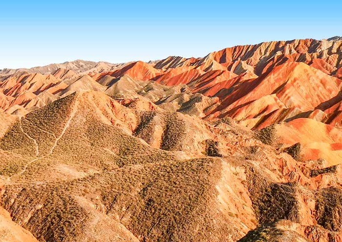 Experience the colorful rocks of Zhangye's Danxia Park