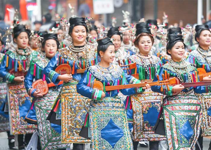 Dong Locals in Zhaoxing Dong Village