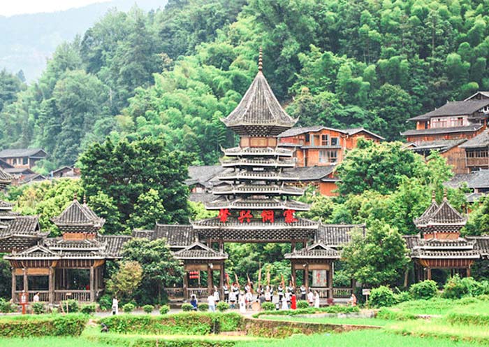 Zhaoxing Dong Village Gate