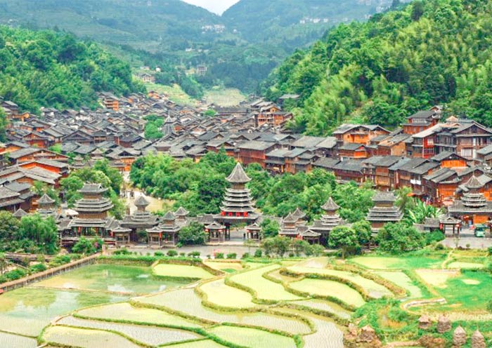 Zhaoxing Dong Village Terraced Fields